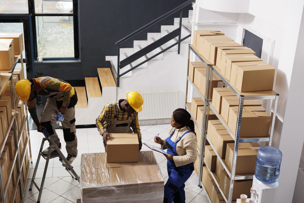 package handlers picking order and preparing for dispatching
